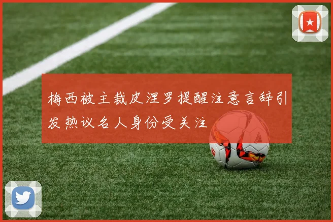 梅西被主裁皮涅罗提醒注意言辞引发热议名人身份受关注